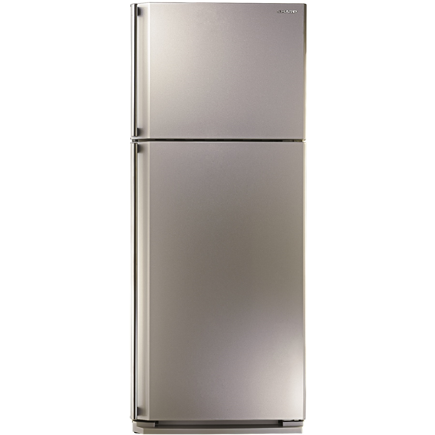 Холодильник, 2х дверный, верхняя морозилка, серебристый, класс A, SJ-58C-SL