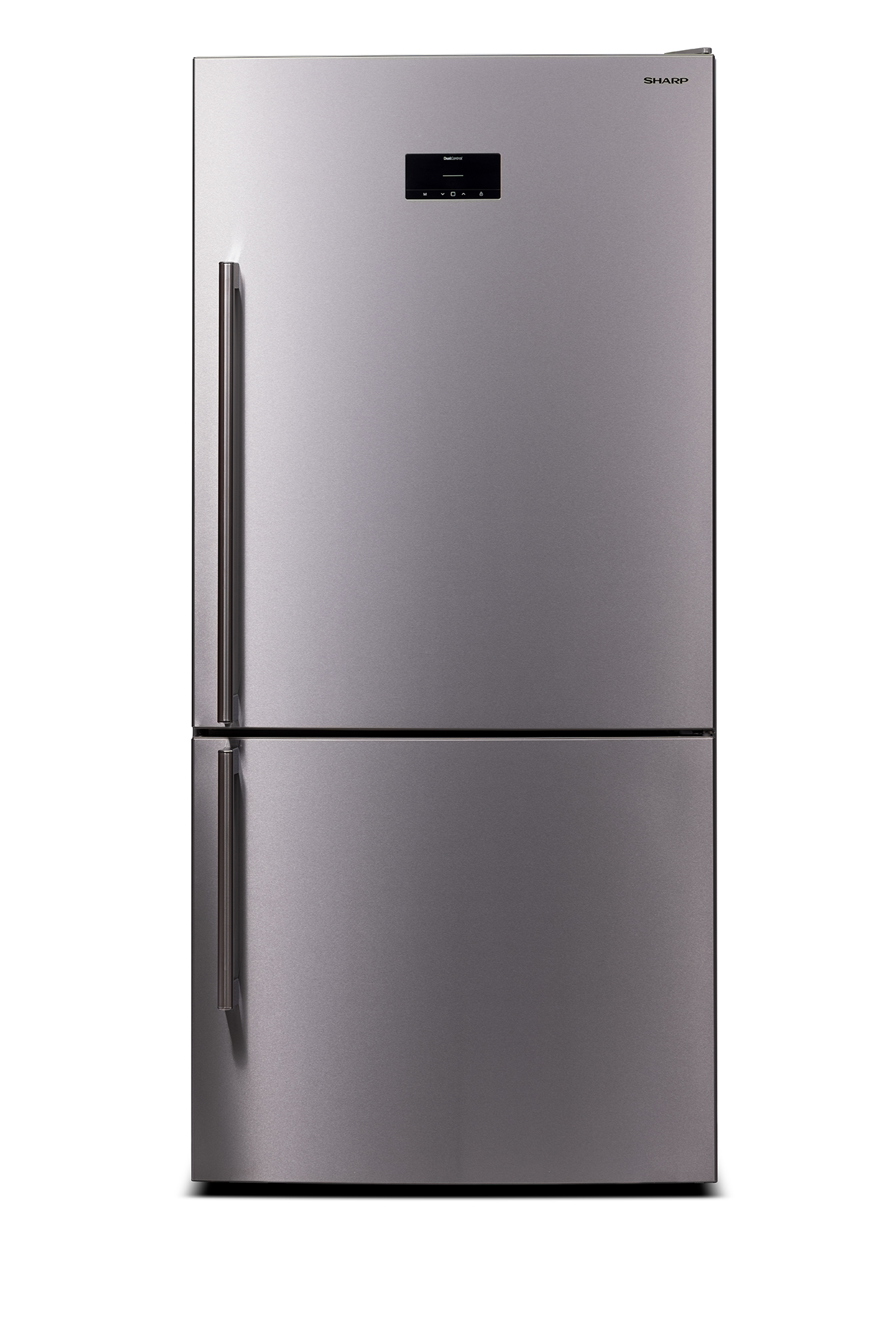 Холодильник, 2х дверный, нижняя морозилка, стальной, металл, класс A++ SJ-653GHXI52R