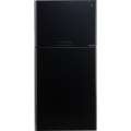 Холодильник, 2х дверный, верхняя морозилка, цвет: черный, металл, класс A++ SJ-XG55PM-BK (SJXG55PMBK)