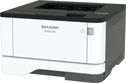 Монохромный принтер формата A4 Sharp MX-B427PWEU