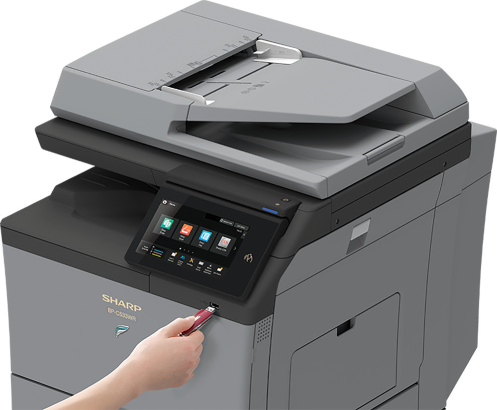 Цветное МФУ формата А4 Sharp BP-C533WREU