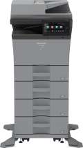 Цветное МФУ формата А4 Sharp BP-C533WDEU