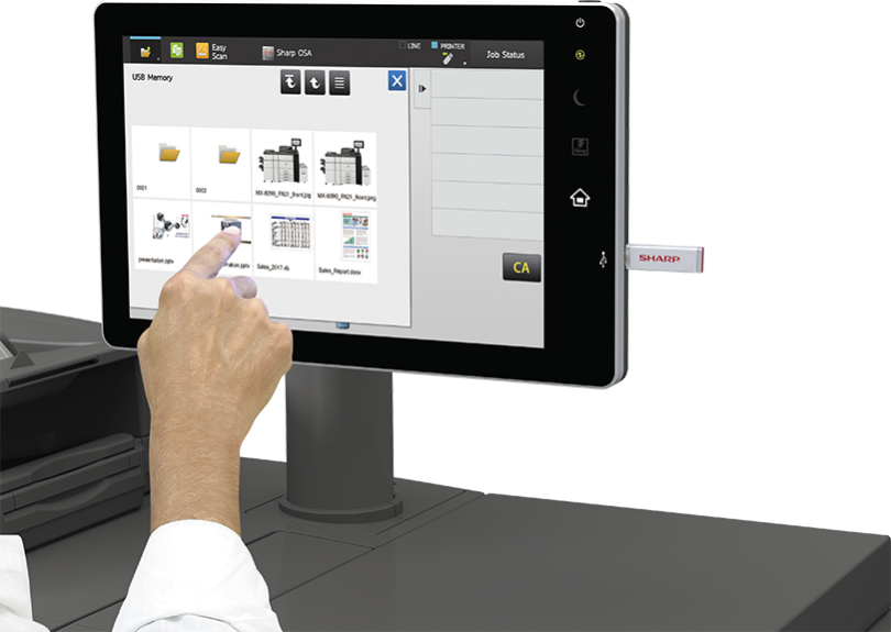 Высокоскоростная система полноцветной печати Sharp MX-7090NEE