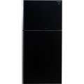 Холодильник, 2х дверный, верхняя морозилка, цвет: черный, стекло, класс A++, SJ-XG60PG-BK (SJXG60PGBK)