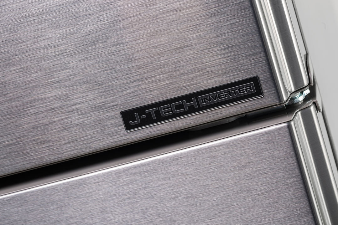 Холодильник, 2х дверный, верхняя морозилка, цвет: серебристый, металл, класс A++, SJ-XG55PM-SL (SJXG55PMSL)