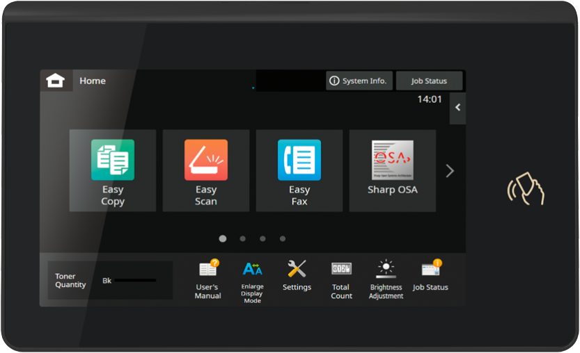 Монохромное МФУ формата A4 Sharp BP-B547WDEU