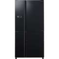Холодильник, 5ти дверный, нижняя морозилка, черный, стекло, класс A+, SJ-WX99A-BK (SJWX99ABK)