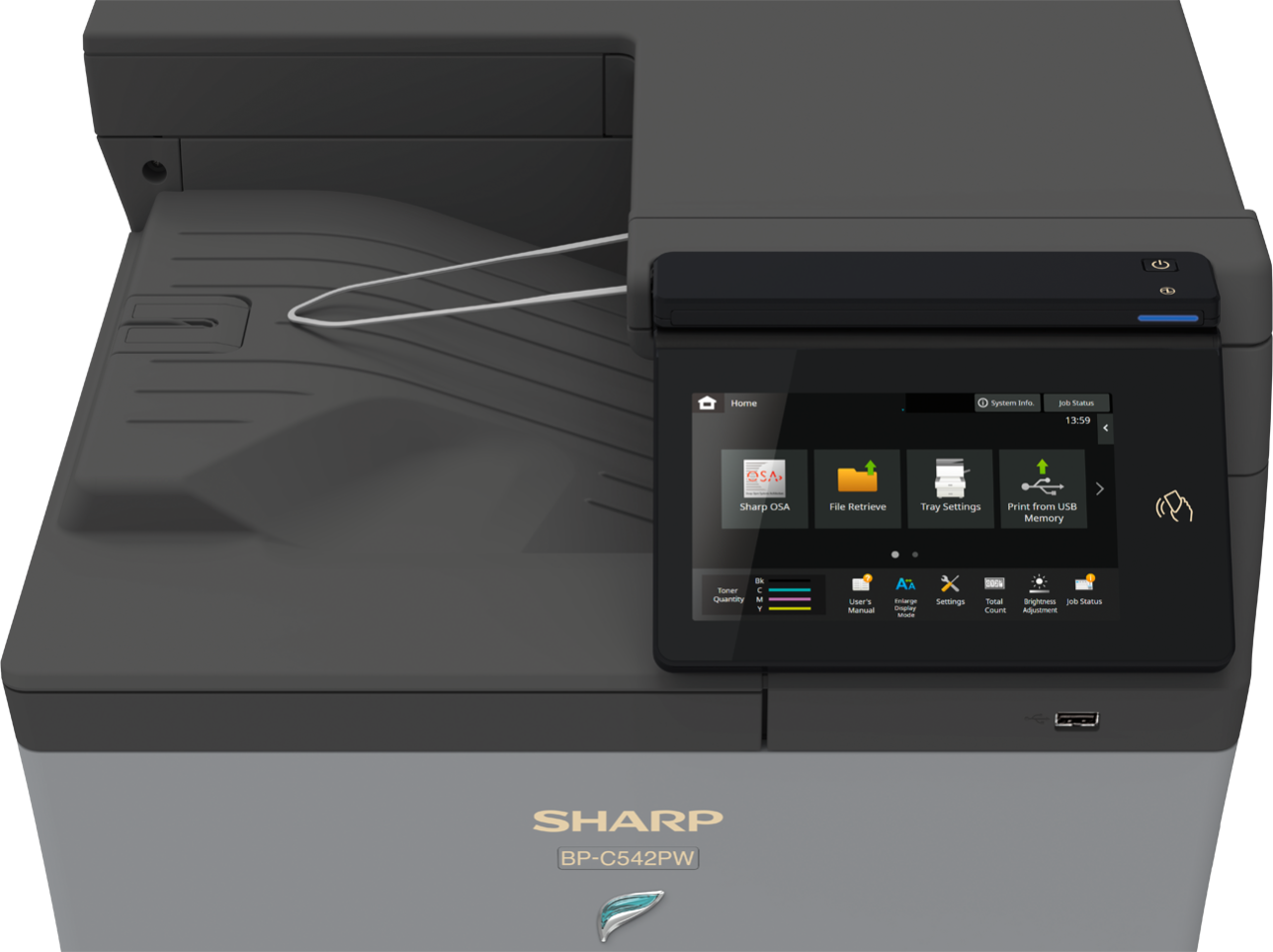 Цветной принтер формата A4 Sharp BP-C542PWEU