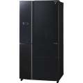 Холодильник, 5ти дверный, нижняя морозилка, черный, стекло, класс A+, SJ-WX99A-BK (SJWX99ABK)