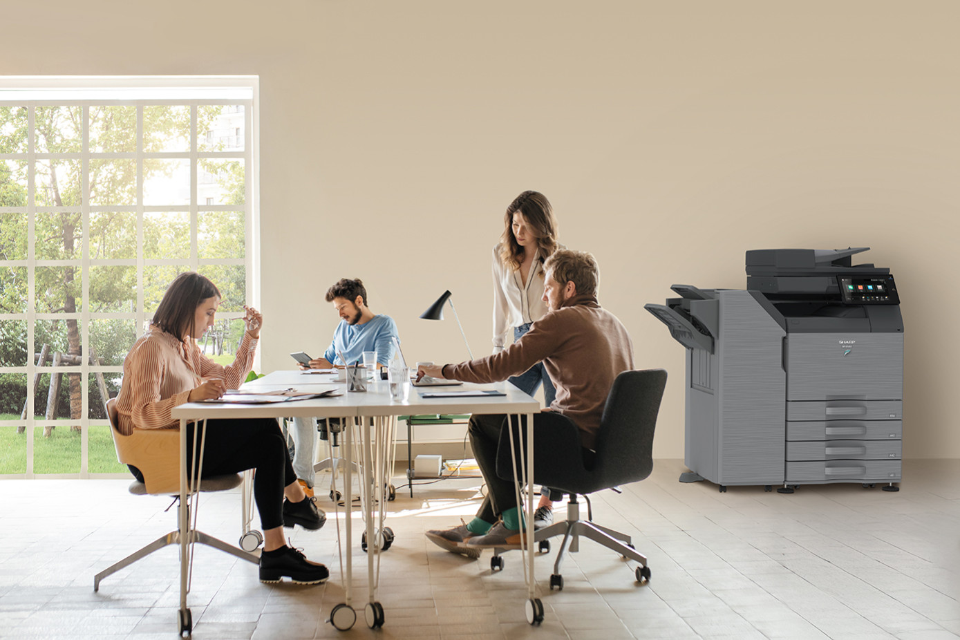Монохромное МФУ формата А3 Sharp BP-51M26EU
