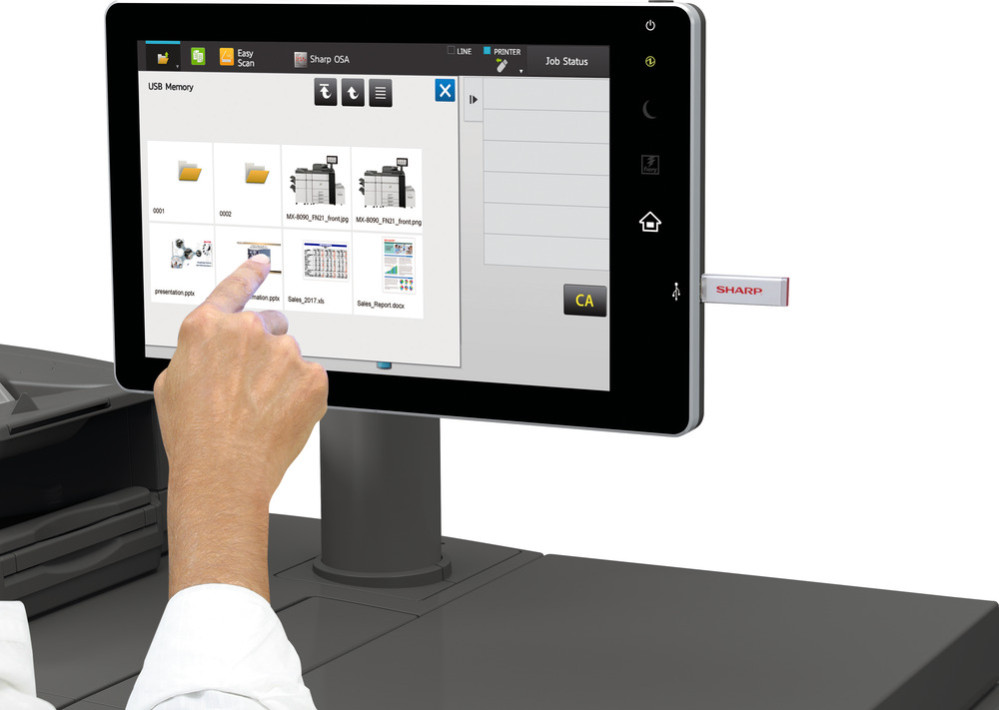 Высокоскоростная система полноцветной печати Sharp MX-7090NEE