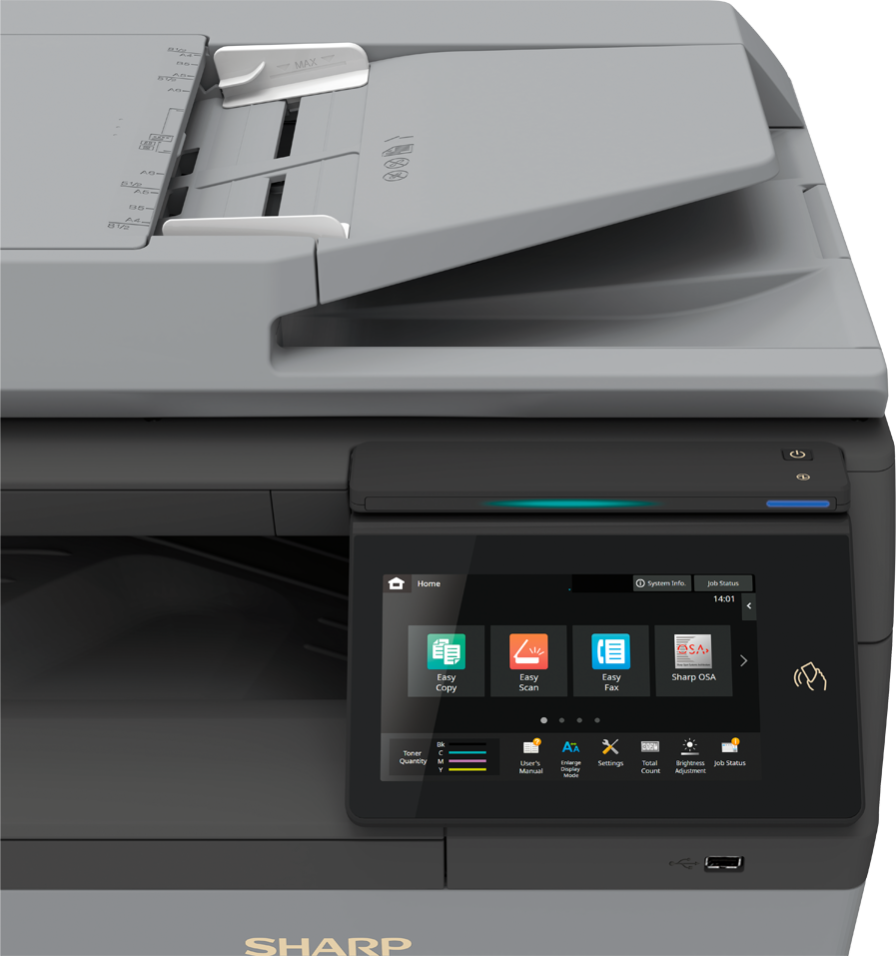 Цветное МФУ формата A4 Sharp BP-C533WREU