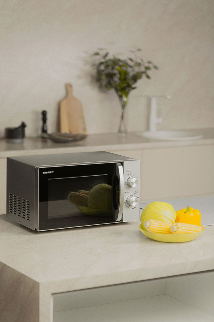 Микроволновая печь, 20 литров, серебристый, R-2200RSL (R2200RSL)