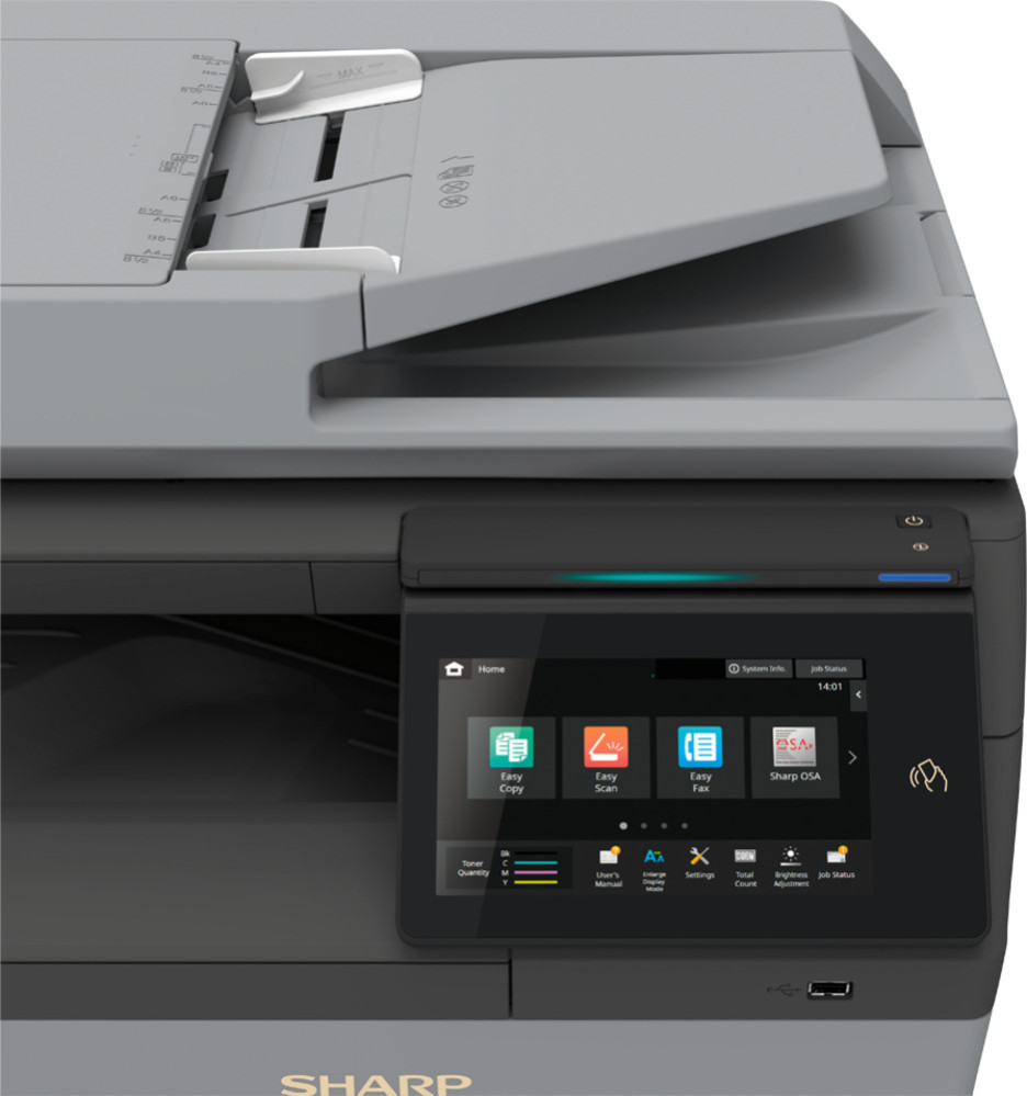 Цветное МФУ формата А4 Sharp BP-C533WREU