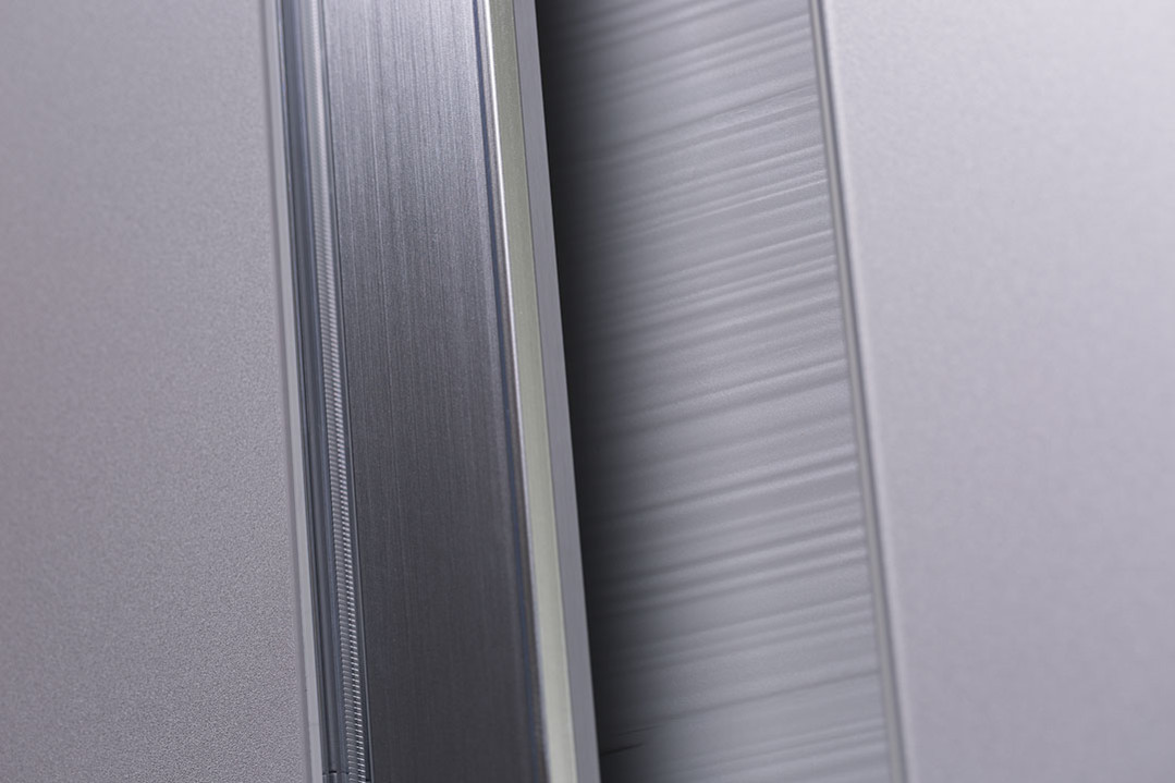 Холодильник, 4х дверный, нижняя морозилка, цвет: серебристый, стекло, класс A, SJ-FS97V-SL (SJFS97VSL)