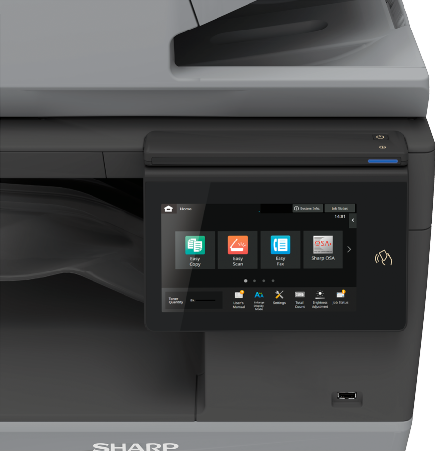 Монохромное МФУ формата A4 Sharp BP-B547WDEU