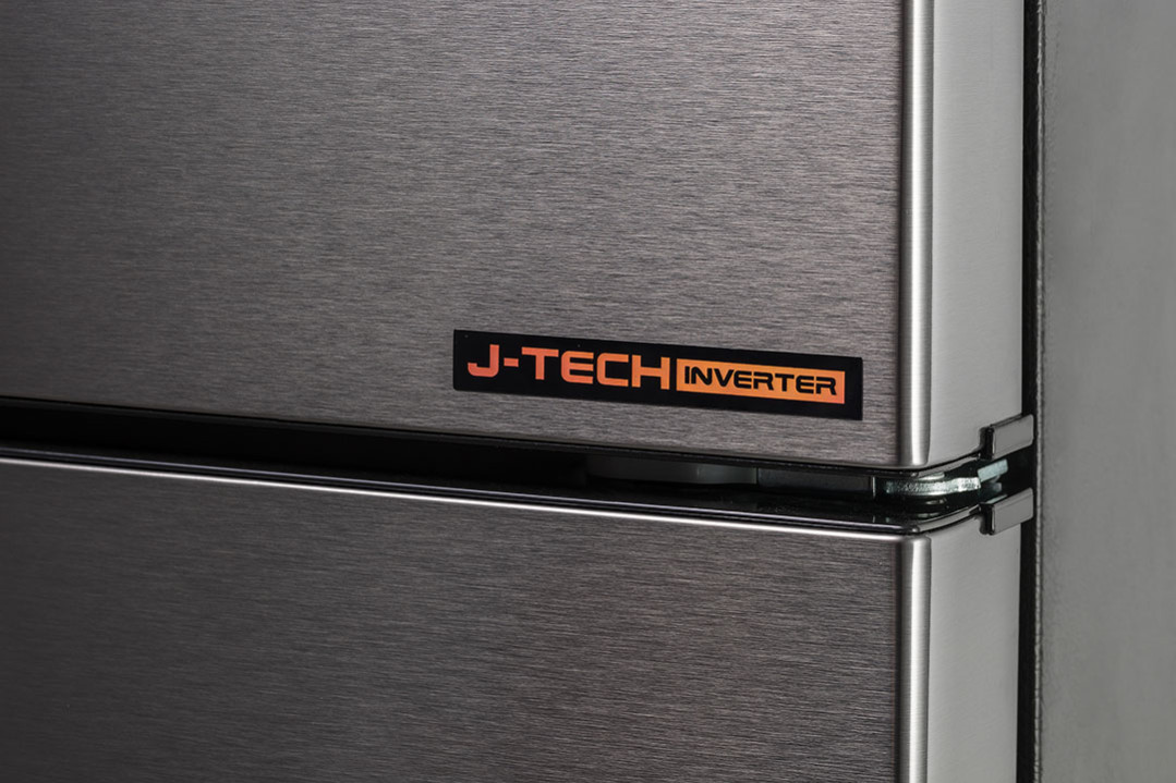 Холодильник, 2х дверный, верхняя морозилка, цвет: серебристый, металл, класс A++ SJ-XE55PM-SL (SJXE55PMSL)