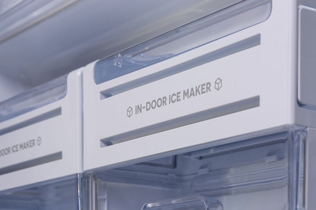 Холодильник, 2х дверный, верхняя морозилка, цвет: темно-красный, стекло, класс A++, SJ-XG60PG-RD (SJXG60PGRD)