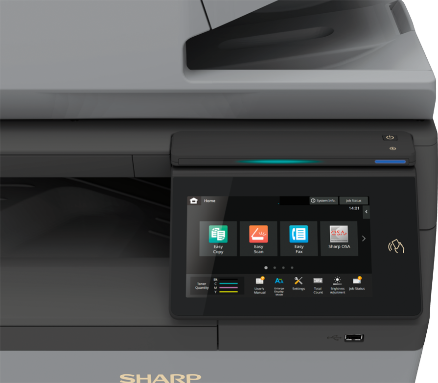 Цветное МФУ формата A4 Sharp BP-C533WDEU