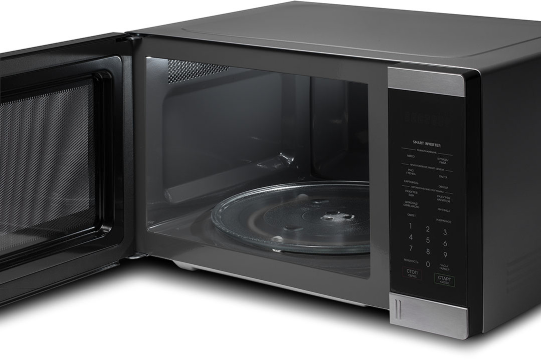 Микроволновая печь, 34 литра, черный / серебристый, R-3950RST (R3950RST)